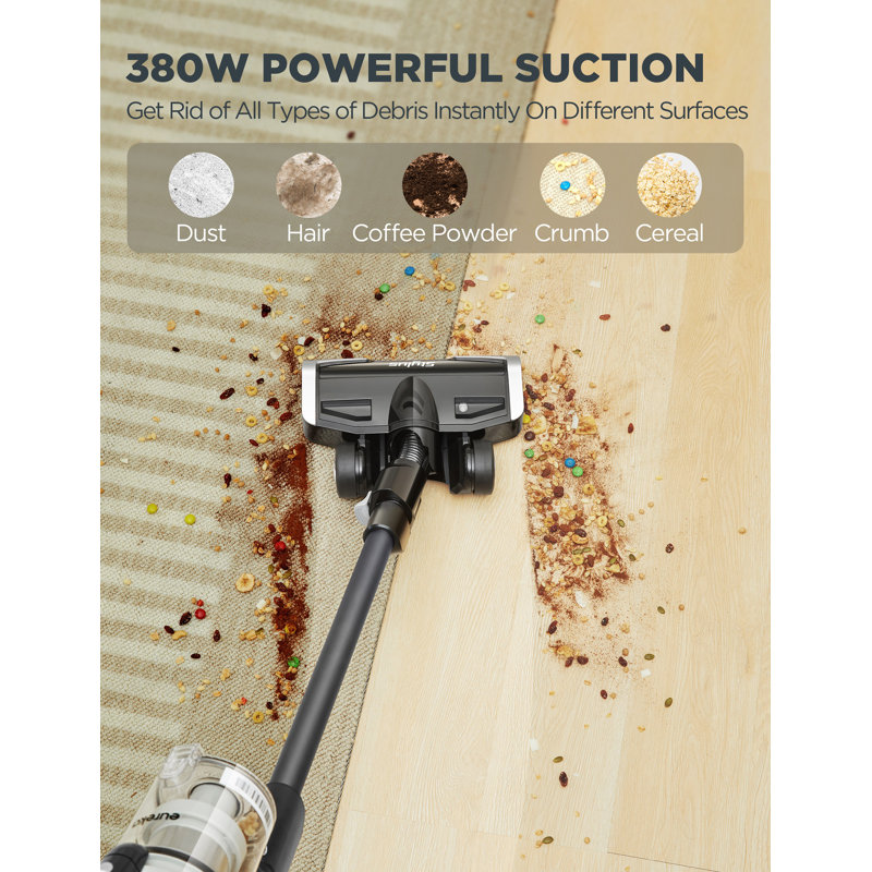 Eureka Cordless Stick Vacuum Cleaner Ultra Lightweight 380W Ergonomic